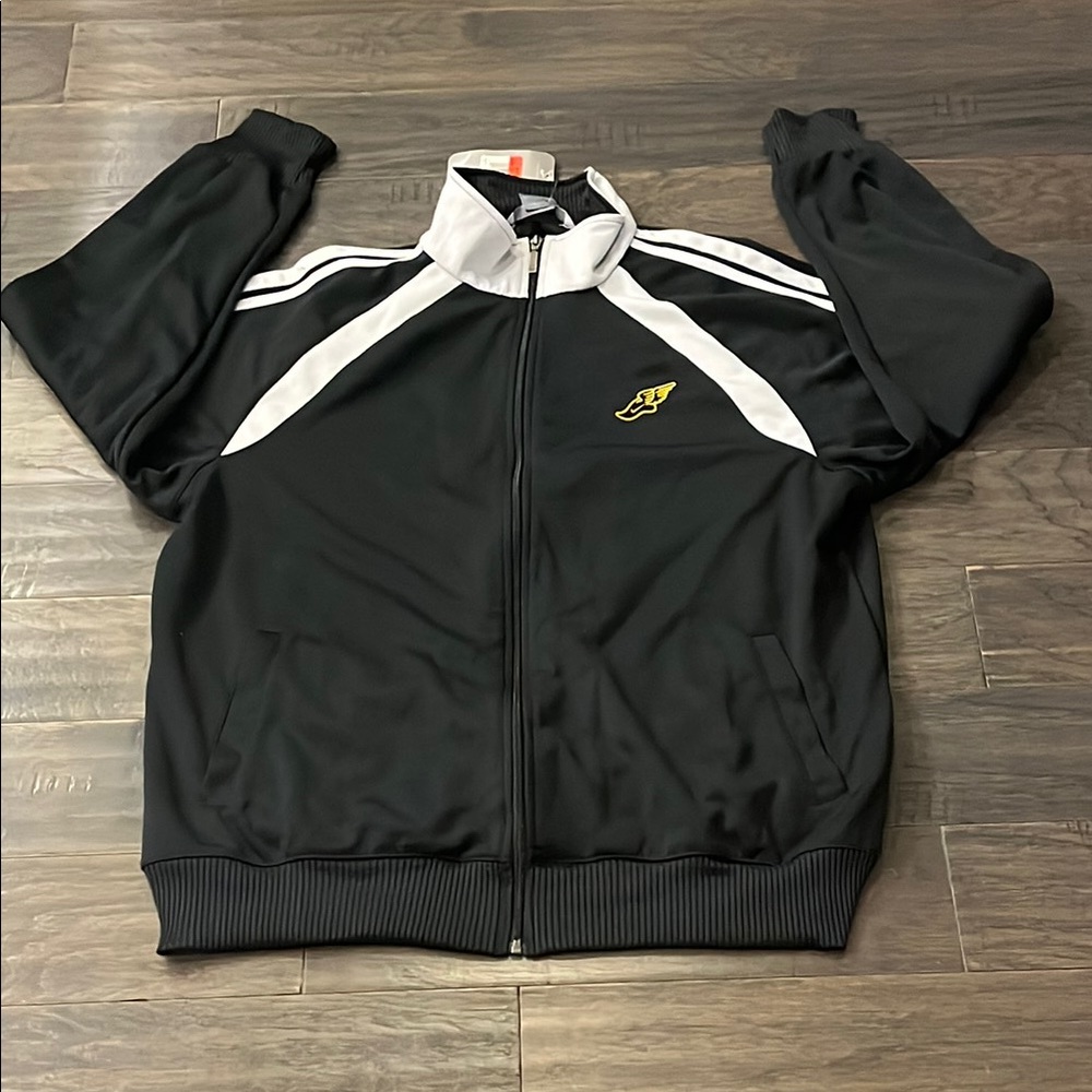 Nike Air Max Track Jacket 2006 new black grey Winged Foot Mens Size Large